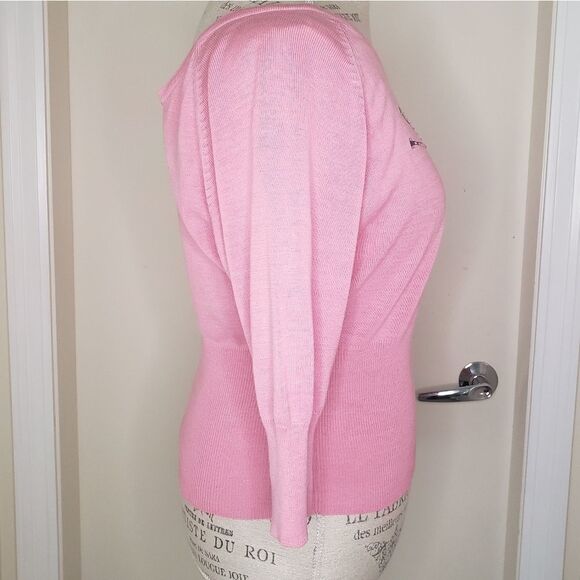 Vintage 80s Betsey Johnson pink top - Picture 3 of 8